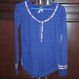 Free people cute thermal with awesome stitching
